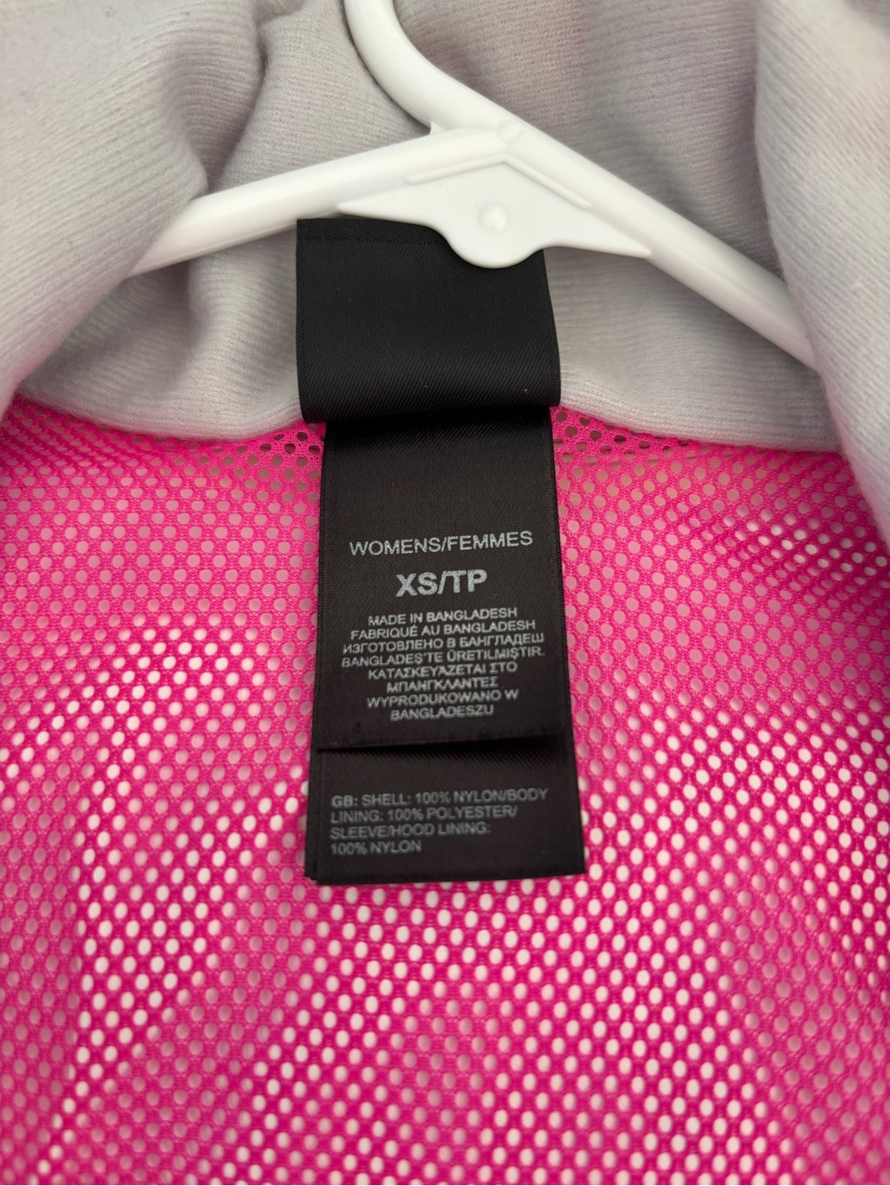 The North Face Pink Plaid Hooded Puffer Jacket - Picture 5 of 5